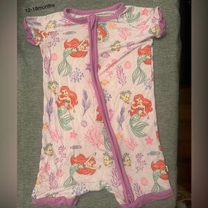 Little sleepies Ariel 12-18 month shortie